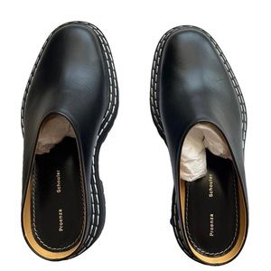 Proenza Schouler Black Lug Sole Mules only worn once. Pristine perfect condition